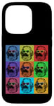 Coque pour iPhone 14 Pro Karl Marx Pop Art, Portrait Revolutioniere, Rétro Vintage