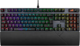 ROG Strix Scope II - Clavier mécanique, switches ROG NX Snow, Touches de Clavier en ABS, Commandes Multifonctions, et Repose-Poignets, AZERTY