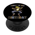 Aujourd'hui, c'est amusant de fêter mon anniversaire avec les grenouilles PopSockets PopGrip Adhésif