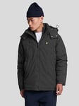 Lyle & Scott Lyle &amp; Scott Hooded Padded Jacket - Black, Black, Size 2Xl, Men