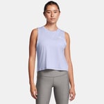 Débardeur court Under Armour Vanish Energy pour femme Celeste / Blanc L