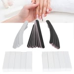 Nail File Set Sanding Sandpaper Fingernail Buffer Block Polishing Manicure N Bl