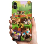 Apple iPhone X TPU Mobilskal MineCraft