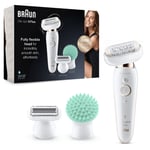 Braun Silk-épil 9 Flex Epilator, Flexible Head for Easier Hair Removal with L...