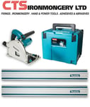 Makita SP6000J1 Plunge Saw & 2 x 1.5m Rails and Connector (110v)