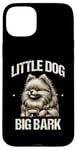 Coque pour iPhone 15 Plus Little Dog Big Bark Poméraniens Chien Poméranien