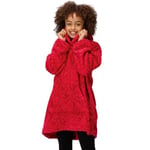 Regatta Kids Cosy Poncho, Polaire Enfant Fille, Pink Potion Zebra,