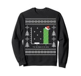 Christmas Carol Math Bar Graph Ugly Christmas Sweatshirt