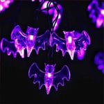 1,5 m 10 Led Halloween Kurpitsa Ghost Luurankot Bat Spider Led Light String Festivaalibaari Kotijuhlasisustus Halloween-koriste