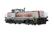Rivarossi HR2900S Mercitalia Rail Effishunter 1000 silver livery with red stripes, DCC Sound Loco - Diesel