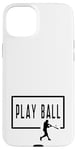 Coque pour iPhone 15 Plus Play Ball Baseball Batter Homerun Funny Game Graphic Dire