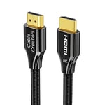 CableCreation HDMI Cable 8K 1 Metre, 8K HDMI Ultra HD High Speed Cable with 48 Gbps, 8K 60Hz, HDCP 2, 2, 4:4:4, eARC, Compatible with PS5/PS4, Xbox One/X, QLED TV, Roku TV etc. 3.3 ft