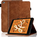 Coque Pour Ipad Mini 5ème Génération 2019/Ipad Mini 4 2015 (7,9 Pouces) Ipad Mini 3/2/1 Housse Cuir Pu Etui De Protection Avec Veille/Réveil Auto Et Multi-Angle Support- Marron