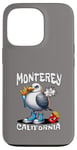 Coque pour iPhone 13 Pro Monterey California Seagull French Fries Souvenir drôle