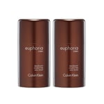 2-pack Calvin Klein Euphoria For Men Deostick 75ml