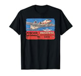 Vintage DC-4 Airline Travel Airplane Flying Pilot T-Shirt T-Shirt