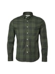 Chevalier Carlton Contemporary Fit Shirt Men Dark Forest Checked L