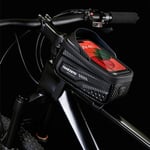 Touch Screen Cycling Top Front Tube Frame Bag 6.5 Inch Bike Phone Bag