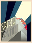 Spider-Man WDC90512 Toile Imprimée, Multicolore, 60 x 80 cm