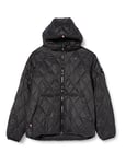 Tommy Hilfiger Men's CL HOODED QUILTED JACKET Black 3XL