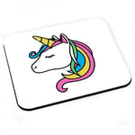 Tapis de souris Licorne serein mignon dessin kawai illustration enfant