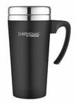 Thermos ThermoCafe Zest Black Hot and Cold Stainless Steel Travel Mug 420ml