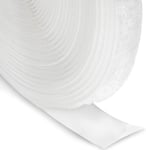 Scratch bande toison pour la couture blanc,20mm largeur,5m rouleau bande seulement toison pour coudre non adhésif KRNWL5(Q687)