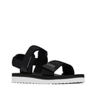 Columbia Via Sandal sandales pour Femme, Noir (Black x White), 38 EU