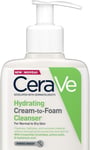 CeraVe Hydrating Cream - to - Foam Cleanser for Normal to Dry Skin with Amino 3