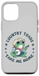 Coque pour iPhone 12/12 Pro Cool Cowboy Toad jouant de la musique, Country "Toads", Take Me Home