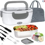 Poligono Lunch Box Chauffante Électrique (1.5L/55W), Boite Isotherme Repas