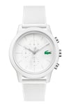 Lacoste Chronograph Quartz Watch for men with White Silicone bracelet - 2010974