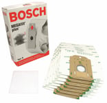 BOSCH VACUUM CLEANER BAG TYPE K 468265 MICROFIBRE DUST HOOVER BAGS GENUINE esd