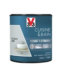 V33 Peinture multi-supports monocouche Cuisine & Bain Resist'Extrême® Satin, Gris Quartz, 0,5L