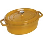 Staub La Cocotte Pata Ovaali 31 cm, Valurauta Sinappi 40510-643-0