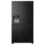 Hisense RS818N4IFE 91cm PureFlat American Fridge Freezer Black Stainless Steel