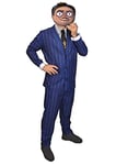 Ciao- Gomez Costume déguisement Homme Adult Original Addams Family (Taille Unique), Men, À Rayures, 11141, Blue, One Size