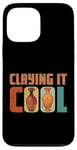 Coque pour iPhone 13 Pro Max Pottery Claying It Cool Machine à poterie