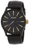 The Sentry Nixon A1051041-00 Musta/Nahka Ø42 mm