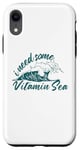 Coque pour iPhone XR I Need Some Vitamin Sea Beach Surf