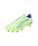 PUMA Femme Ultra 5 Play FG/AG Wn's Soccer Shoe, Fizzy Apple White-Bluemazing, 37.5 EU