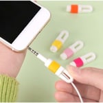 Mobile Phone Earphone Cable Protective Sleeve Receives Wire Mach Random