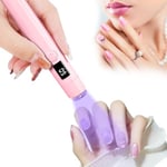 URAQT Lampe UV Ongles Gel, Portable Mini UV LED Lampe À Ongles avec USB Rechargeable, Séchoir à Ongles, lampe sèche-ongles de Salon Parfait pour Toutes les Gels, Rose