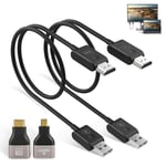 Moman HDMI Sans Fil CS6, 1080P Transmetteur Sans Fil HDMI Emetteur et Récepteur Wireless HDMI File Video Projection 50m/164FT 5Ghz pour Vidéo Moniteur Ordinateur HDTV PC Caméra Projecteur