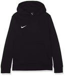 Nike Kid's Y HOODIE PO FLC TM CLUB19 Sweatshirt, Black, L