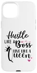 iPhone 15 Plus I am the Boss Queen Mom Hustle Like a Boss Live Like a Queen Case