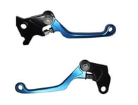 ACCOSSATO Paire de leviers bleu pour Yamaha DT 125 X de 2005 à 2006 (CC 125)