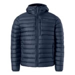 Marmot Homme Highlander Hoody, Veste chaude en duvet, manteau d'hiver isolé à capuche, doudoune respirante, veste d'extérieur légère et empaquetable, coupe-vent, Arctic Navy, XXL