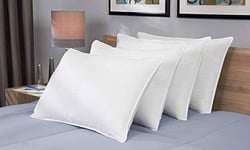 YOUMEE Firm Pillows for Ultimate Comfort and Support Night After Night - 4 Pack