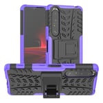 Sony Xperia 1 Iii      Heavy Duty Case    [Purple]